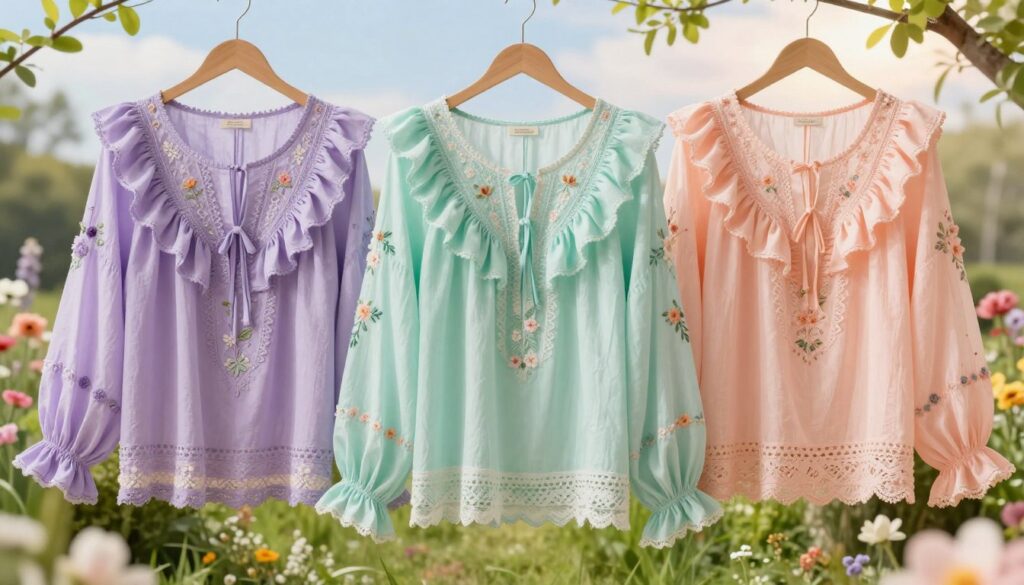 Boho Bluse Modelle Volants