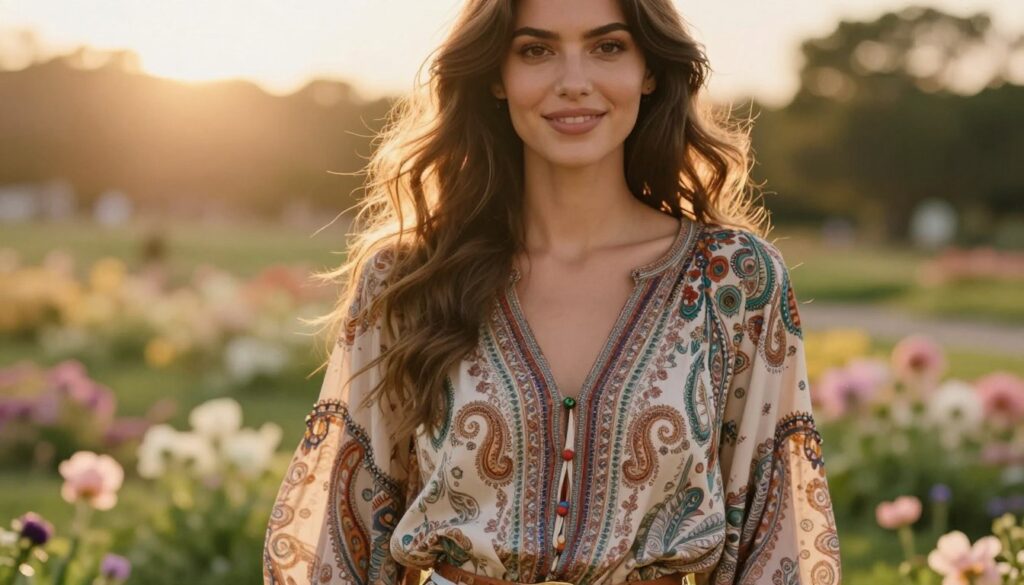 Boho Bluse Trend 70er Jahre