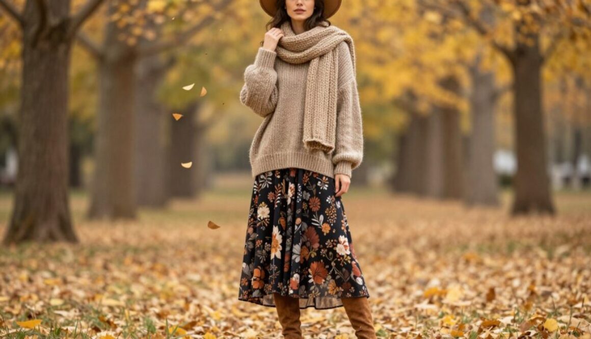 Boho-Chic Winter Damen