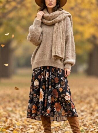 Boho-Chic Winter Damen