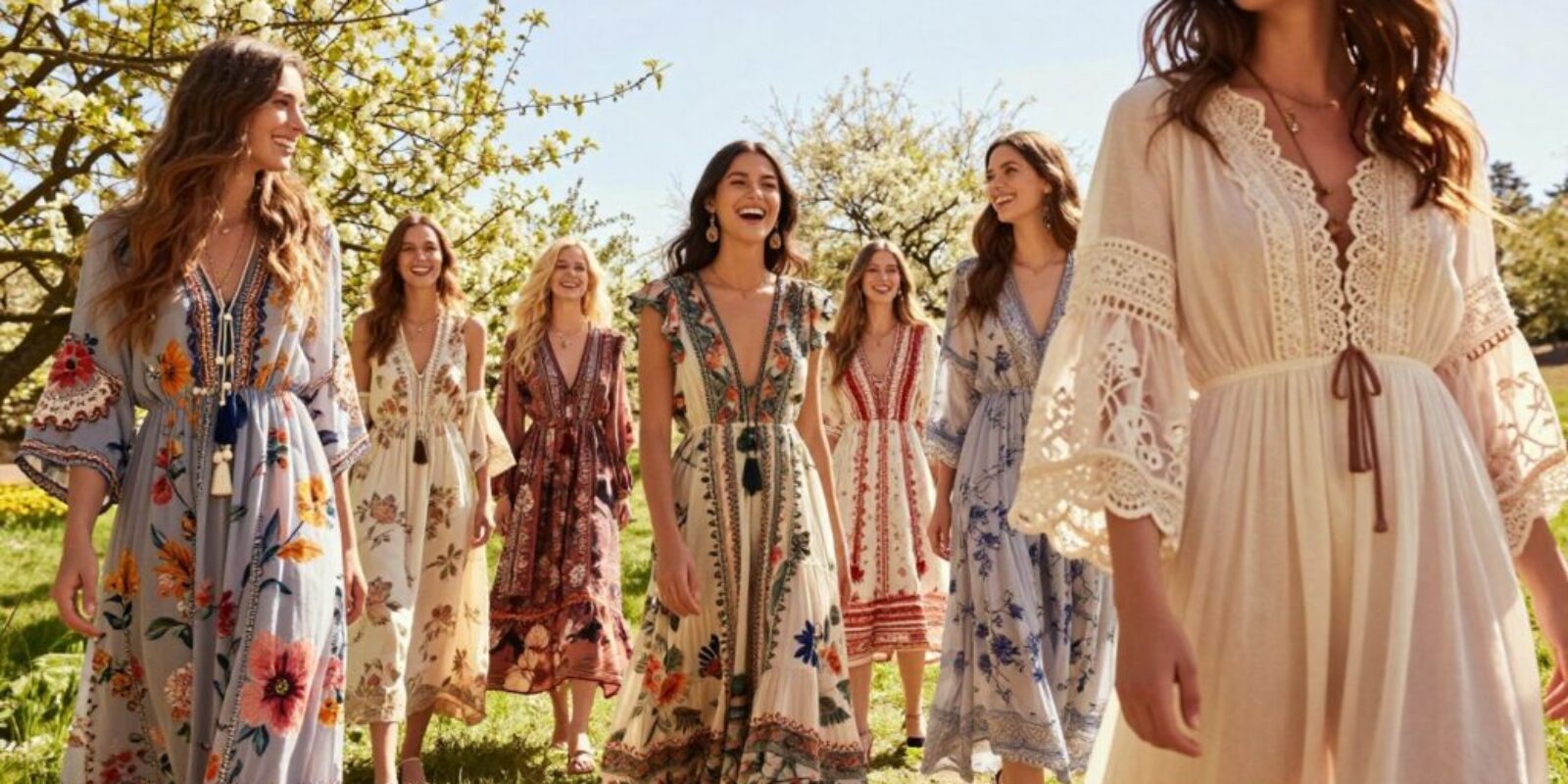 Boho-Kleider Damen 2026