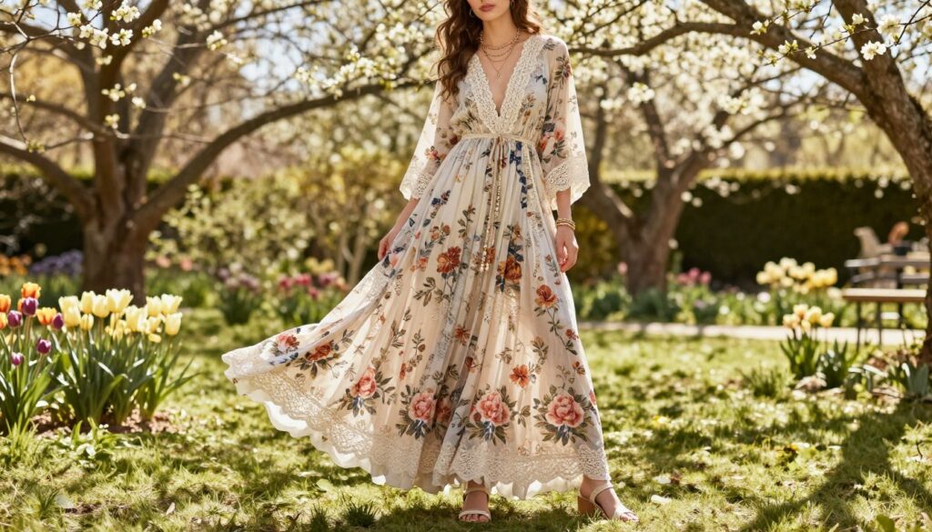 Boho-Kleider Trends Frühling