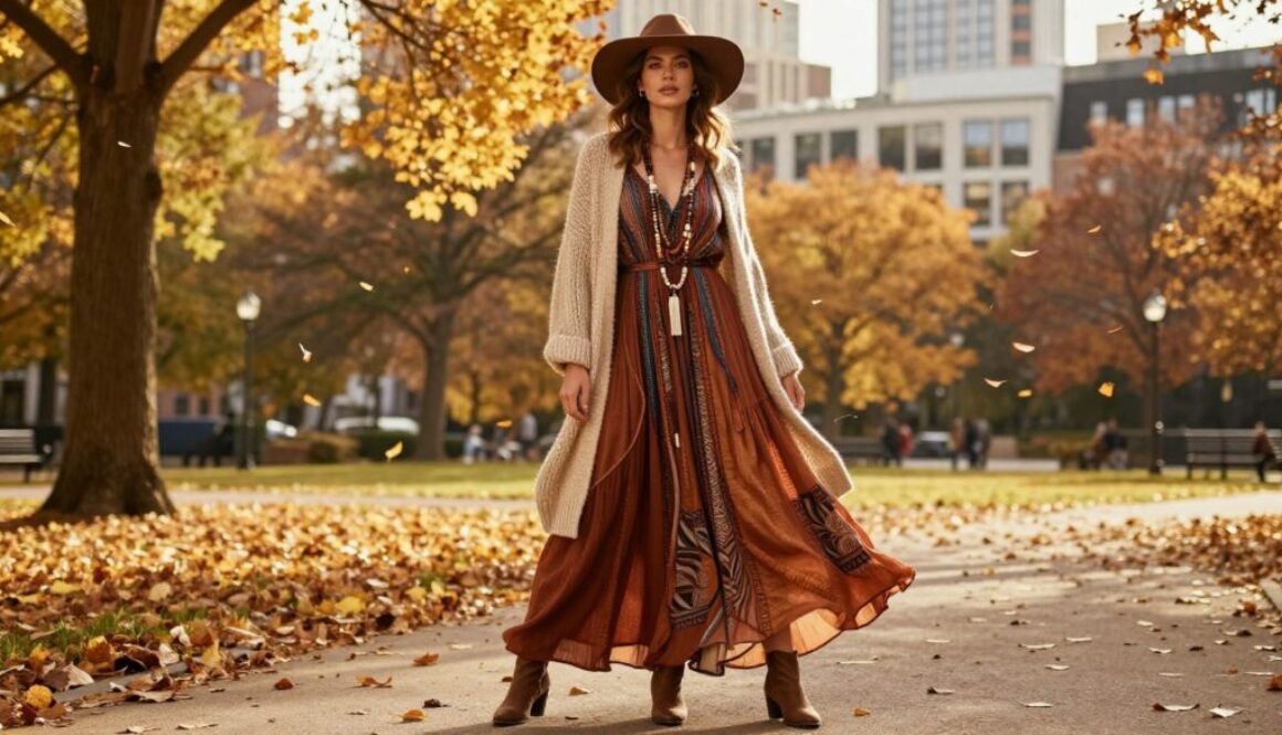 Boho-Outfits Herbst 2026
