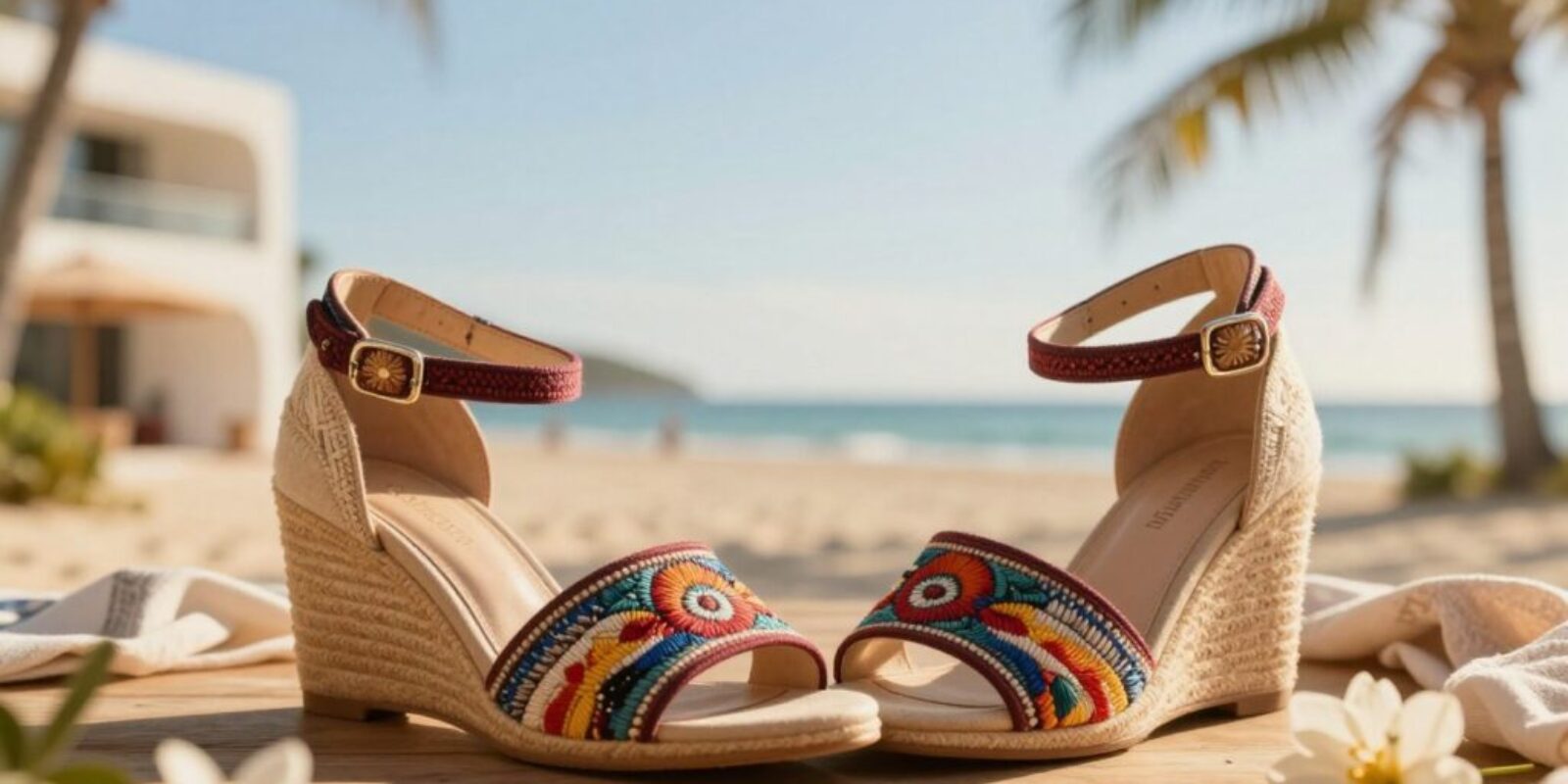 Boho-Sandalen Wedges 2026