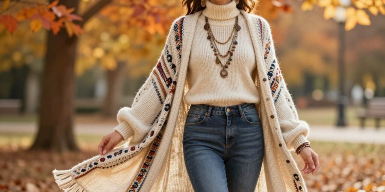 Boho-Strick Damen 2026