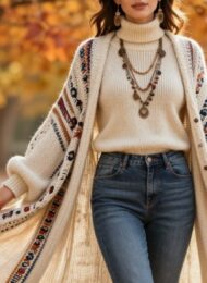 Boho-Strick Damen 2026