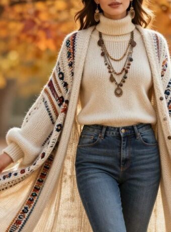 Boho-Strick Damen 2026