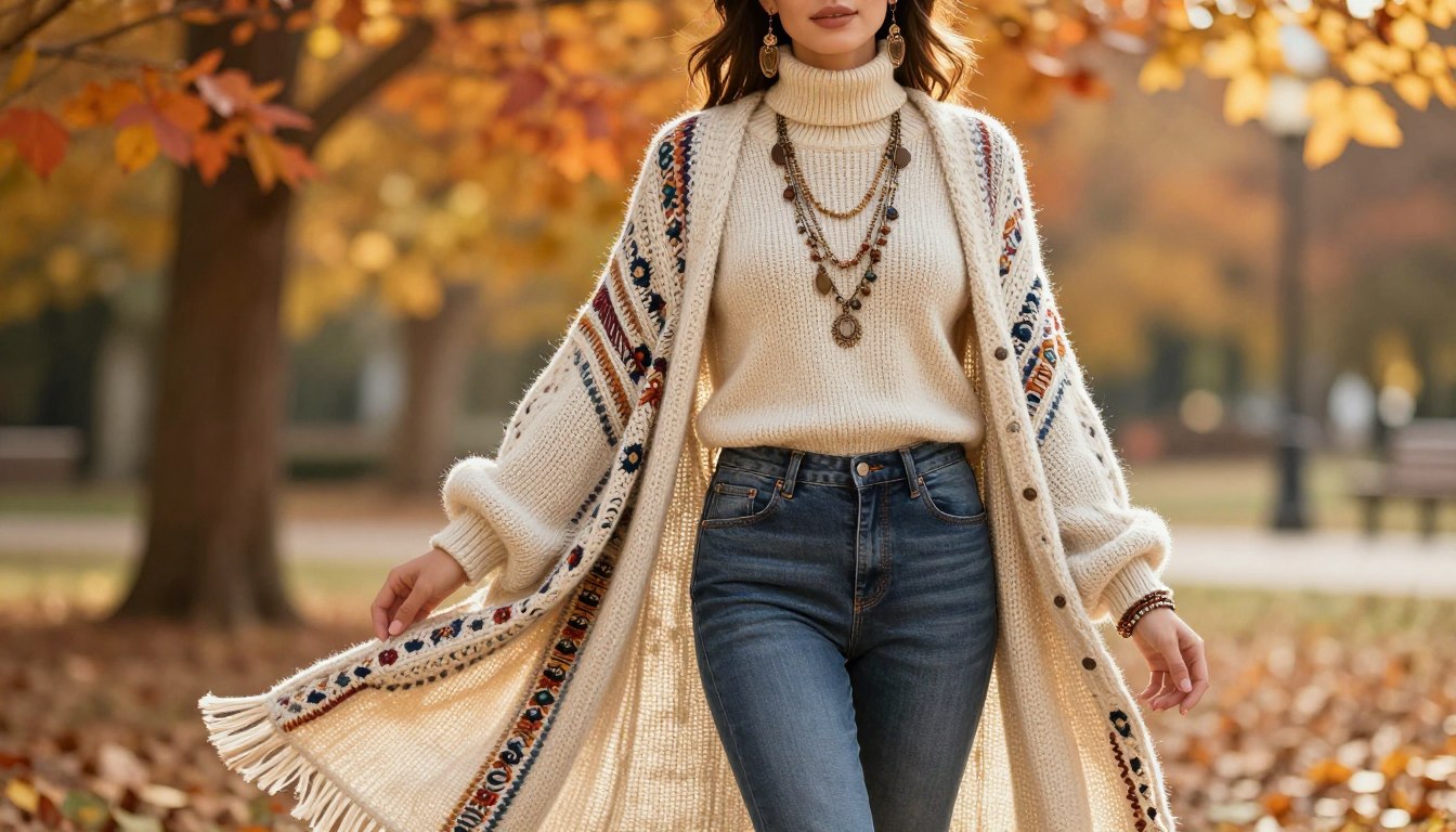 Boho-Strick Damen 2026