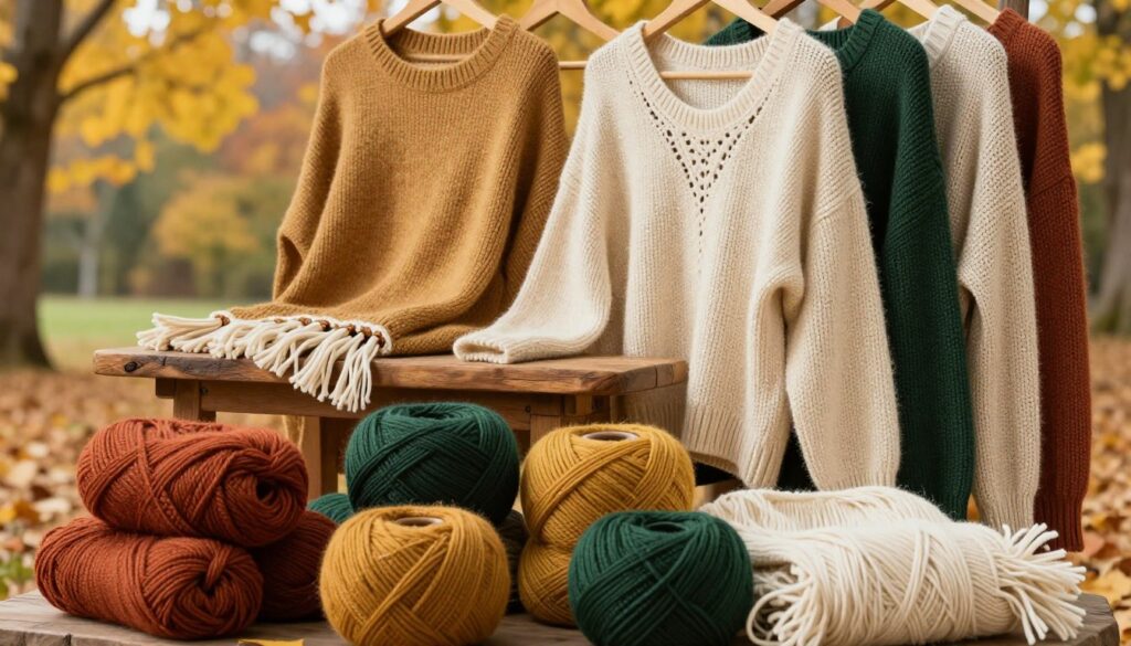 Boho-Strick Materialien und Details Boho-Strick Materialien und Details