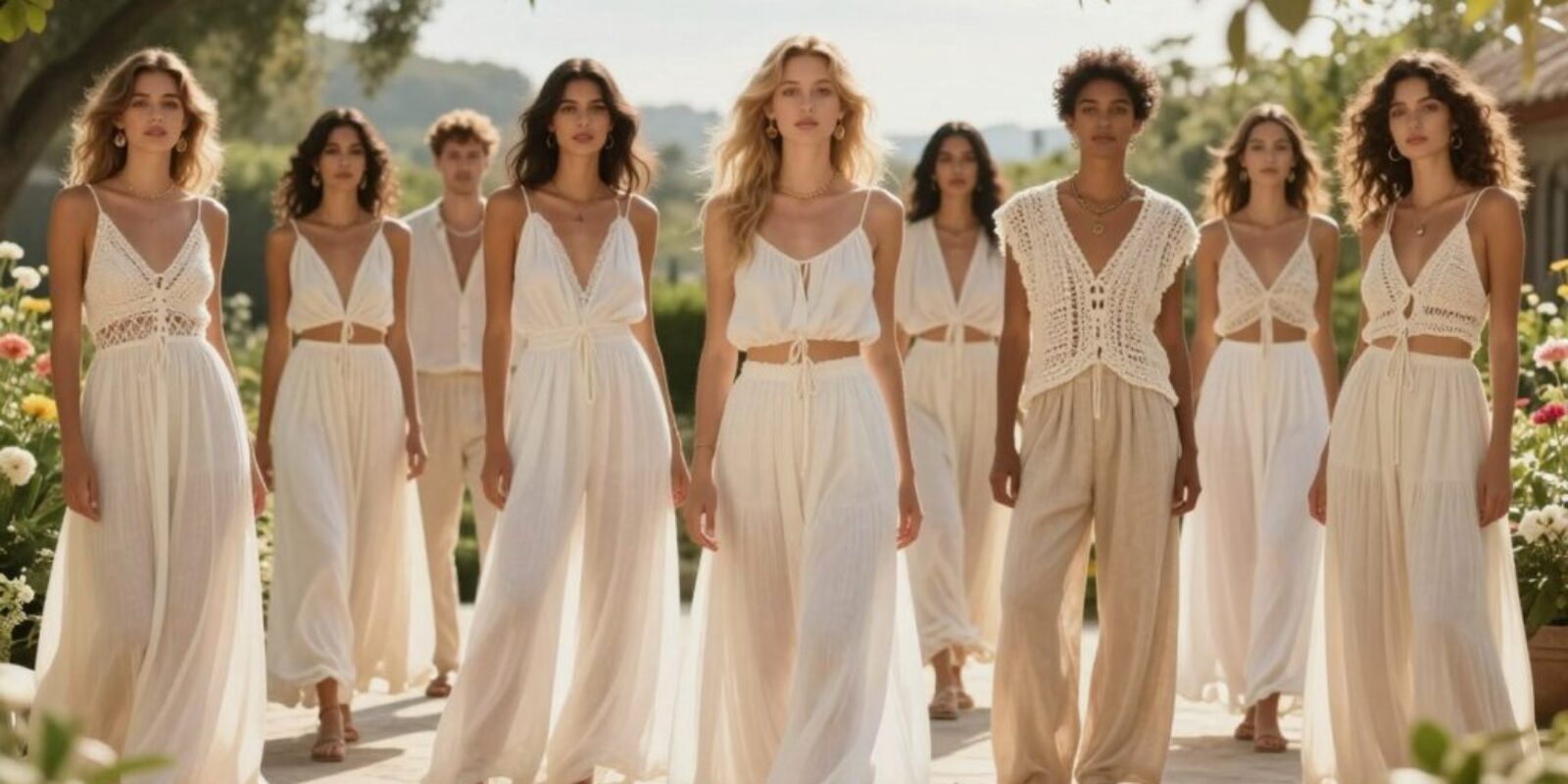 Boho Weiß Creme Beige 2026