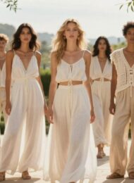 Boho Weiß Creme Beige 2026