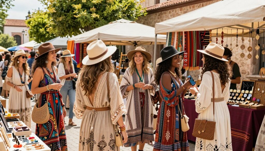 Lokale Trends regionale Besonderheiten Boho