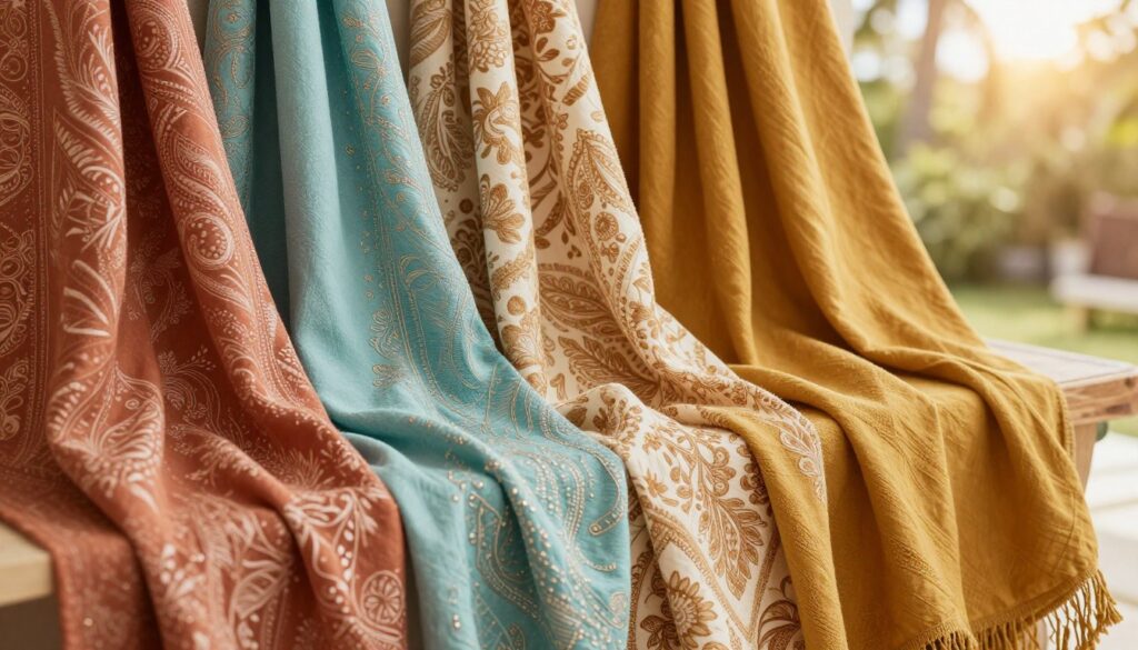 Materialien Muster Boho