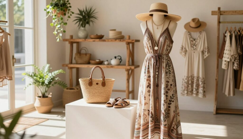 Moderne Boho Outfits und Details