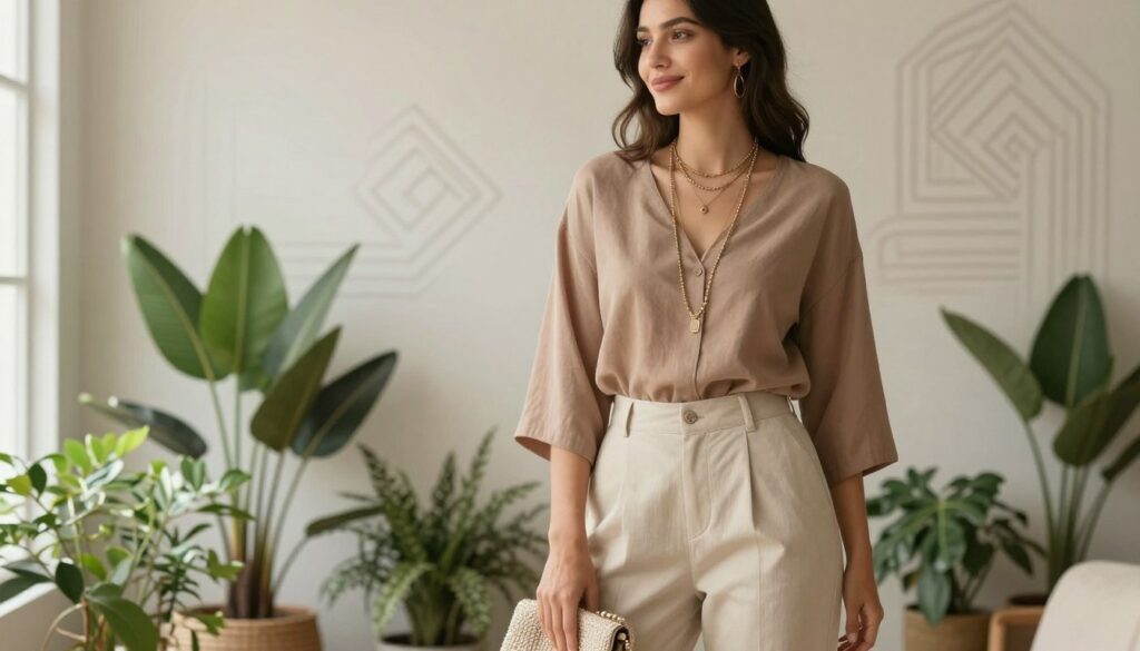 Moderner Bohème-Chic mit reduzierter Farbpalette Moderner Bohème-Chic mit reduzierter Farbpalette