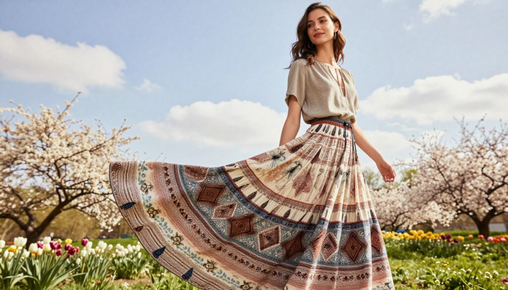 Styling Ideen Boho Rock Frühling Sommer